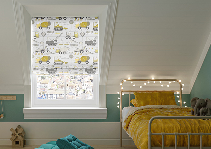 Tinker Town, Industrial - Twist&Fit Roman Blind - Image 3